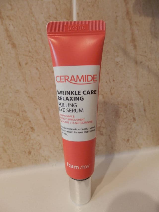 Farmstay Ceramide Wrinkle Care Relaxing Rolling Eye Serum review photo by DesC