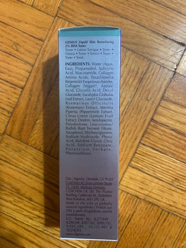 Genius Liquid Skin Resurfacing 2% BHA Toner product review