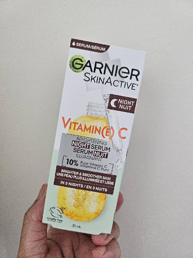 Garnier Vitamin C Brightening Night Serum review photo by TimeyxWimey