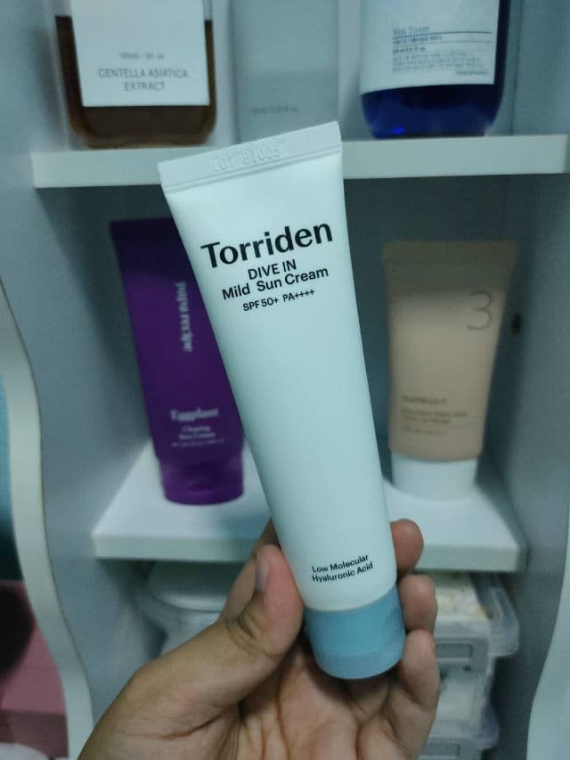 Torriden Dive-in Mild Sun Cream SPF 50+ PA++++ review photo by ryxn