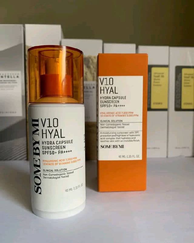 V10 Hyal Hydra Capsule Sunscreen SPF50+ PA++++ product review