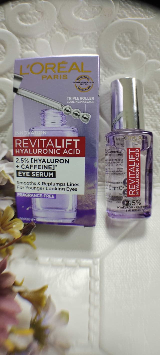 L'Oreal Paris Revitalift Derm Intensives Hyaluronic Acid plus Eye Serum (Hyaluronic Acid + Caffeine) review photo by viviwidjaja7