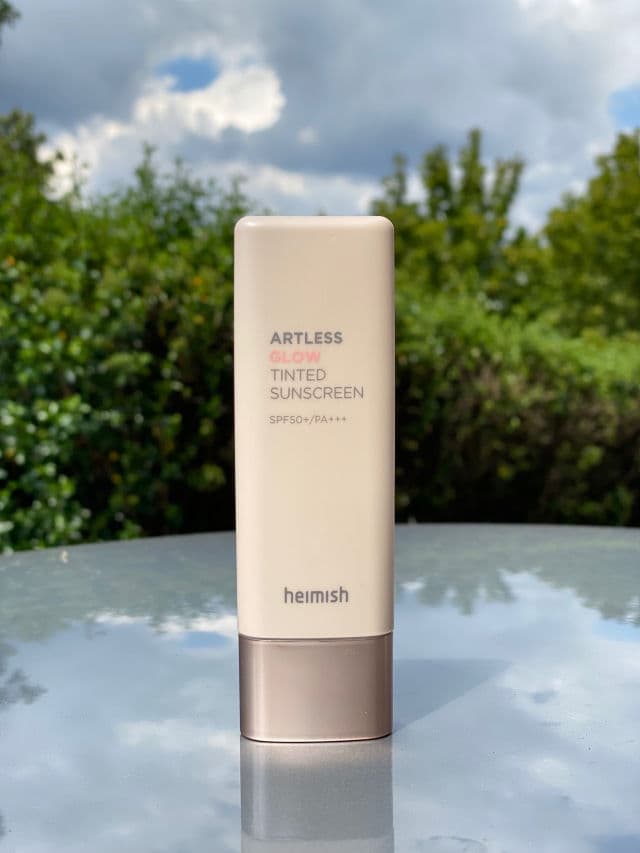 Heimish Artless Glow Tinted Sunscreen SPF50+ PA+++ review photo by maryamtalha