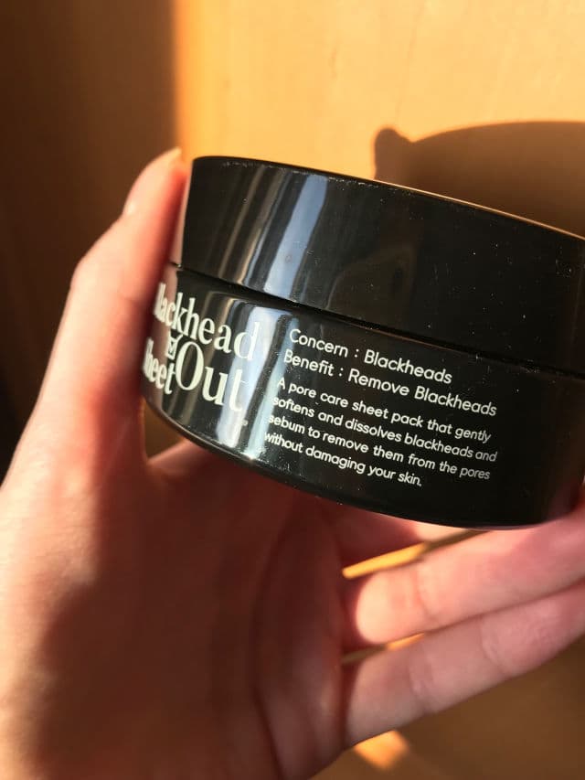 TIAM Blackhead Out Sheet review photo by pickysana