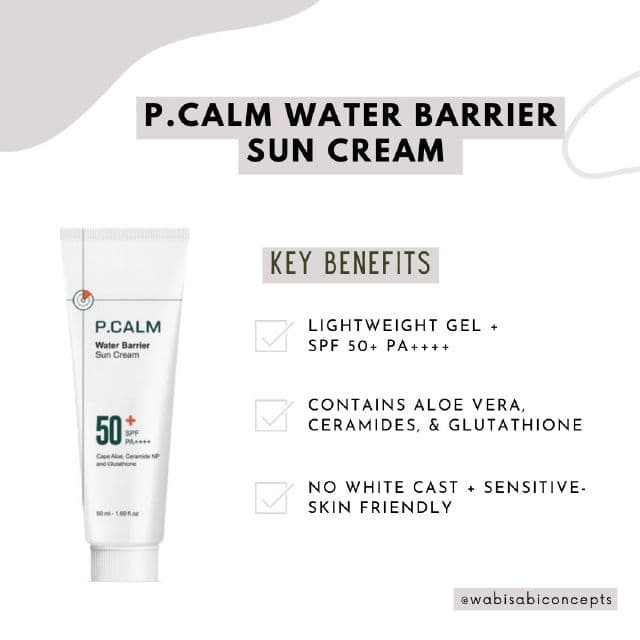 P.CALM Water Barrier Sun Cream SPF 50+ PA++++ review photo by tonnyann