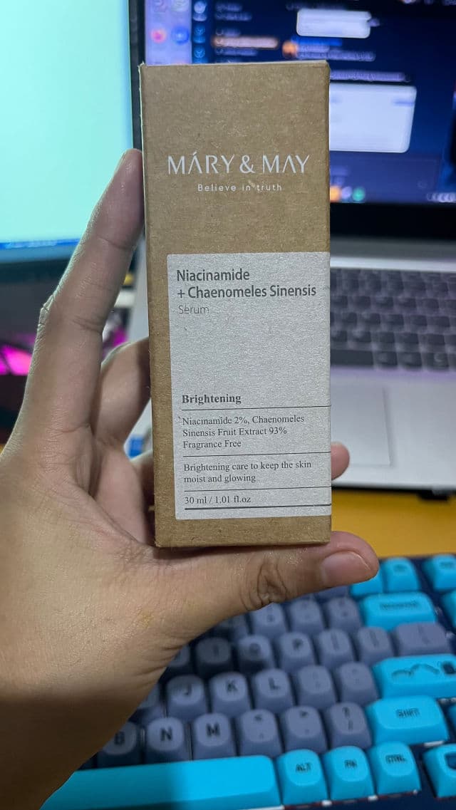 Mary&May Niacinamide + Chaenomeles Sinensis Serum review photo by heyitsannyang