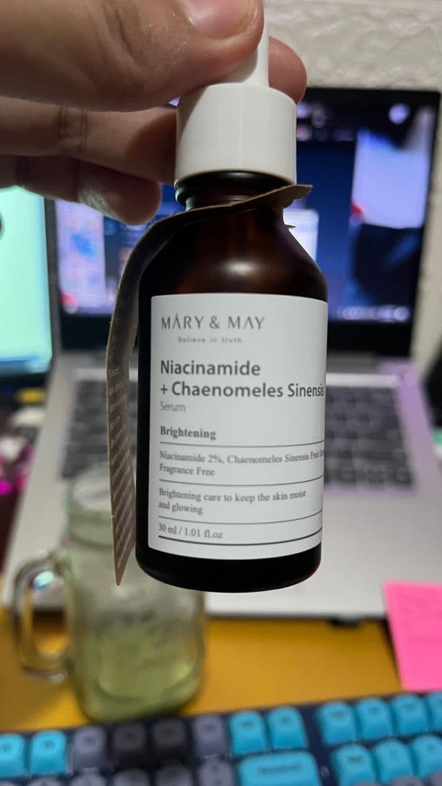 Mary&May Niacinamide + Chaenomeles Sinensis Serum review photo by heyitsannyang