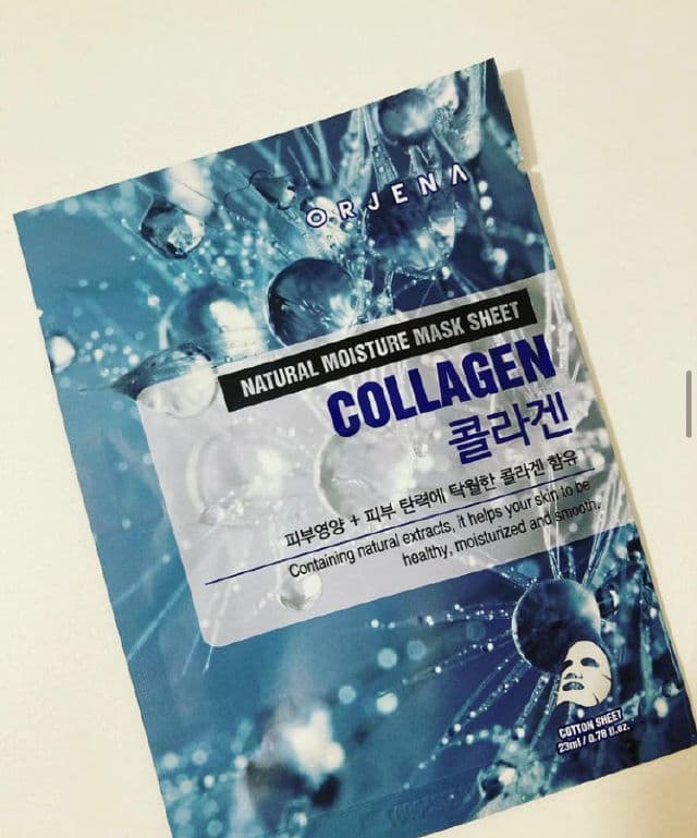 Orjena Natural Moisture Collagen Mask Sheet review photo by Beautyadictas
