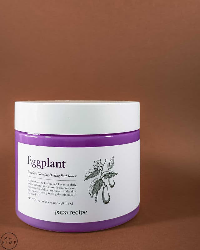 PAPA RECIPE Eggplant Clearing Peeling Pad Toner review photo by MsNIMF