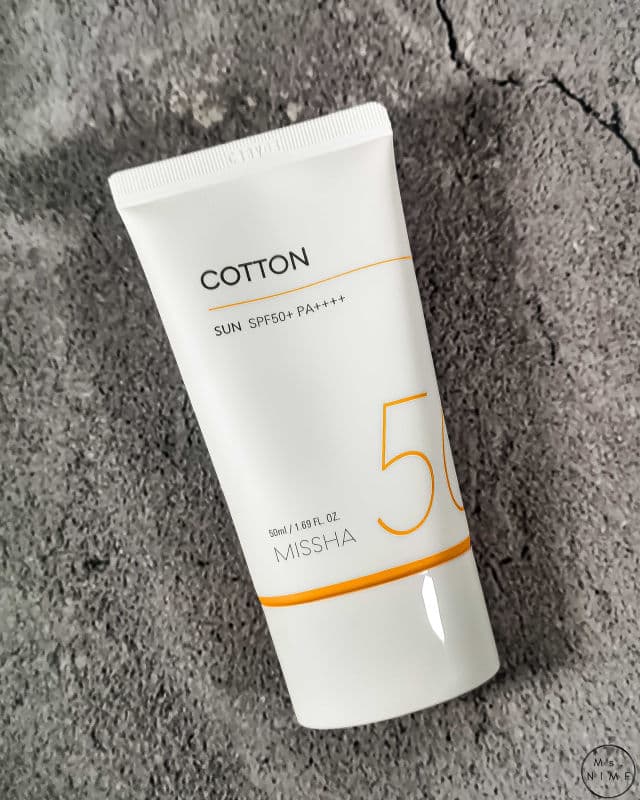 MISSHA Cotton review photo by MsNIMF