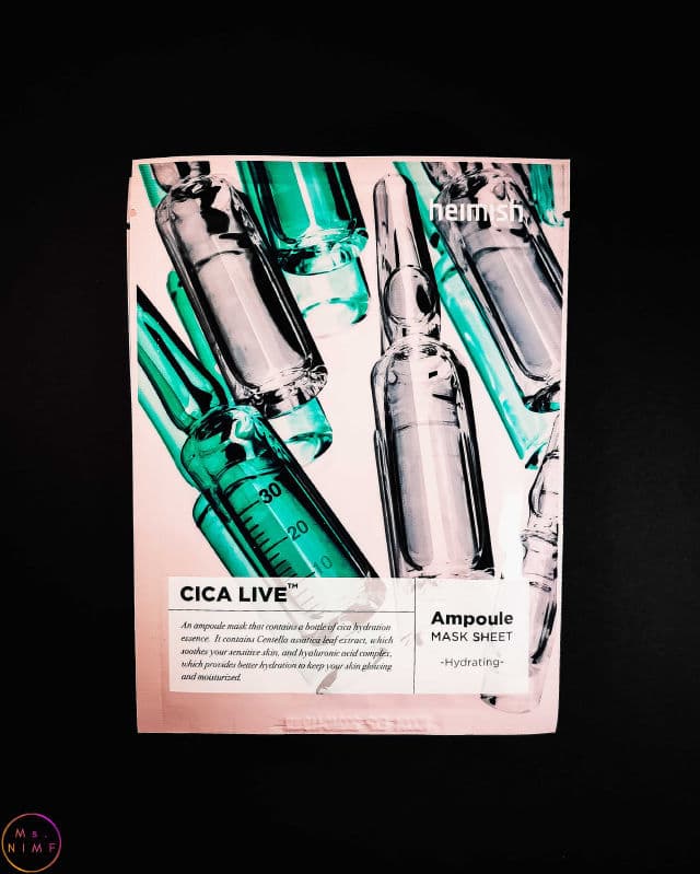 Heimish Cica Live Ampoule Mask Sheet review photo by MsNIMF