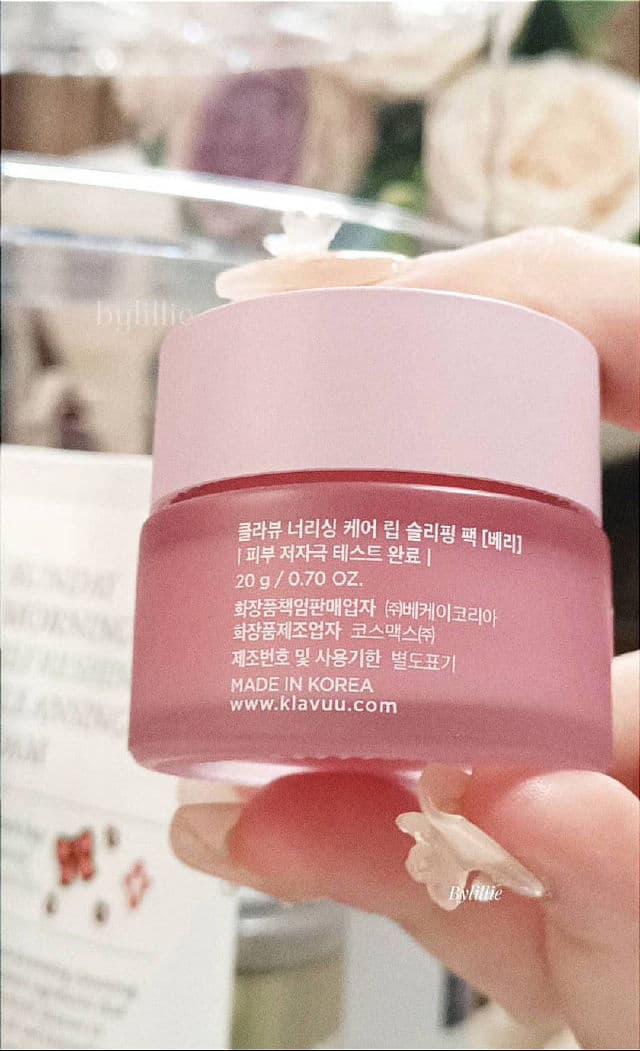 Klavuu Nourishing Care Lip Sleeping Pack review photo by ByLillie