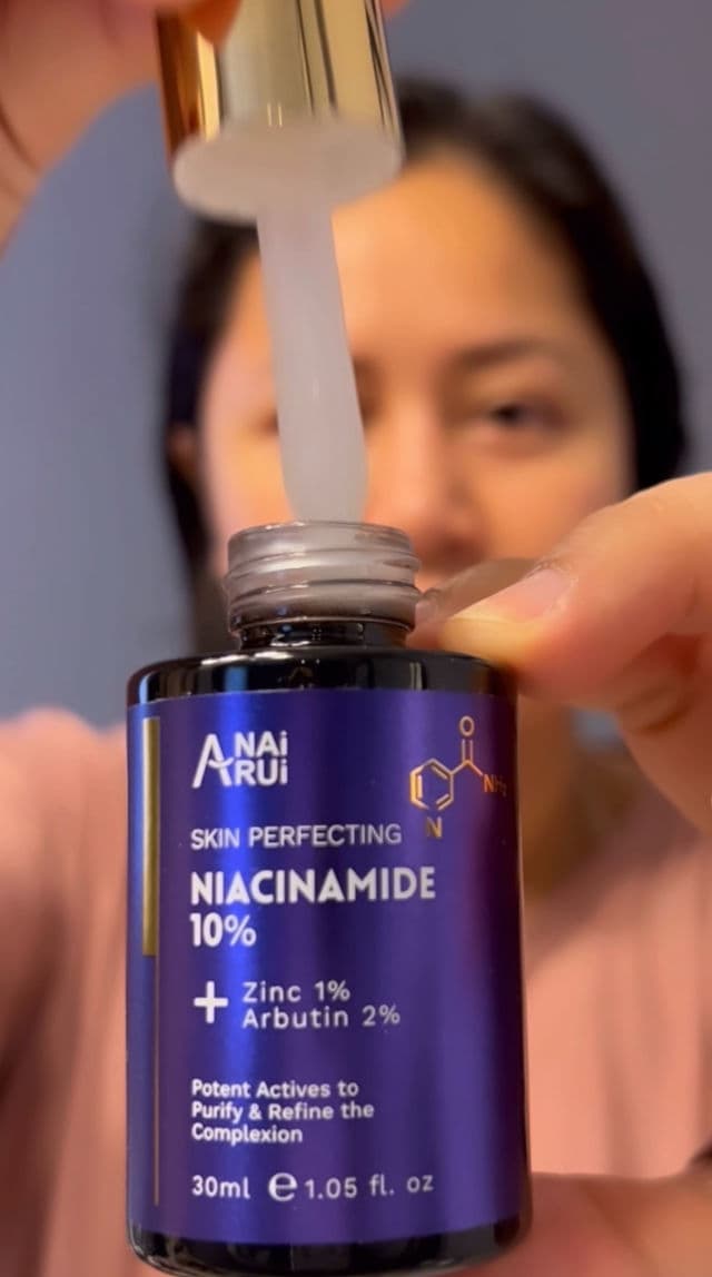 ANAIRUI Skin Care Niacinamide Serum 10% + Zinc 1% Arbutin2% review photo by gl0wwithme