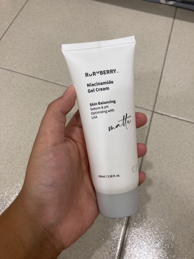 Ruruberry Niacinamide Gel Cream review photo by auntysheep
