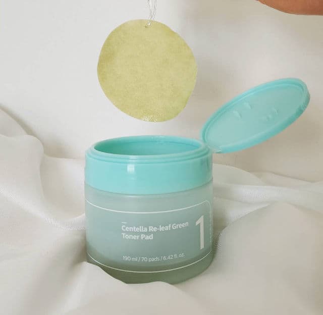 numbuzin No.1 Centella Re-Leaf Green Toner Pad review photo by Annpops