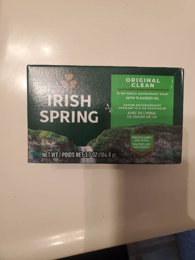 Irish Spring Original Deodorant Bar Soap review photo by luvmeeh89