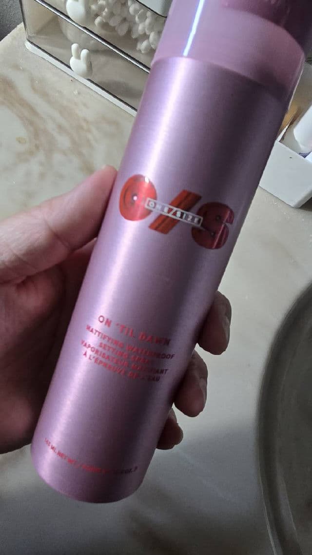 ONE SIZE On 'Til Dawn Mattifying Setting Spray review photo by luvmeeh89