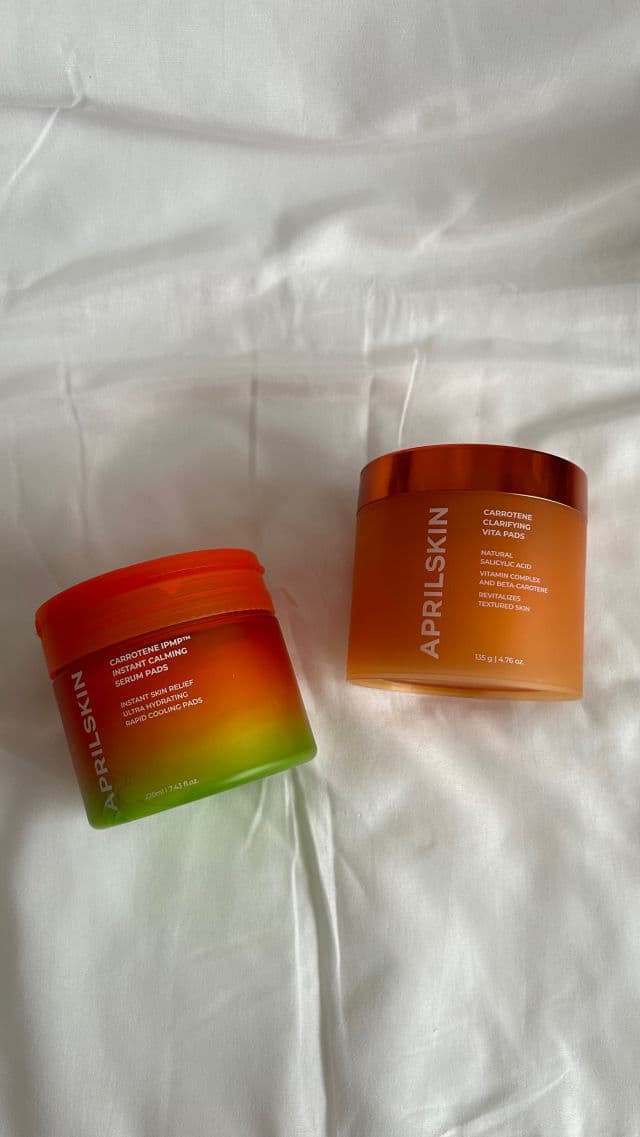 APRIL SKIN Carrotene IPMP Instant Calming Serum Pads review photo by chlout