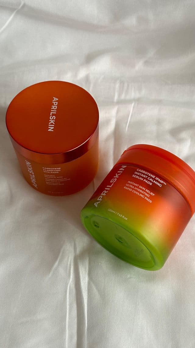 APRIL SKIN Carrotene IPMP Instant Calming Serum Pads review photo by chlout