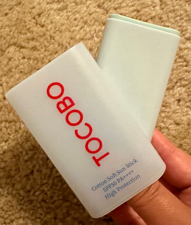 Tocobo Cotton Soft Sun Stick SPF50+ PA++++ review photo by JoyDee