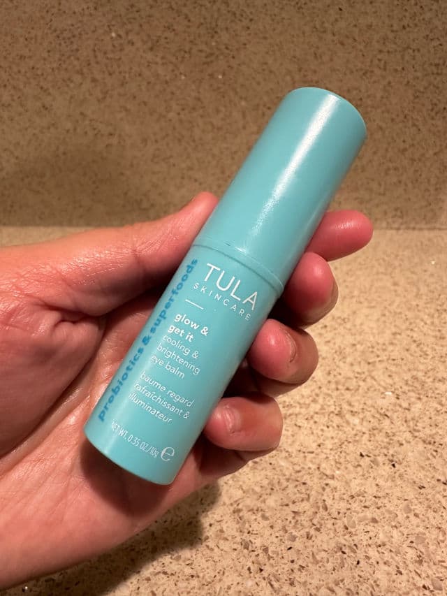 TULA Skincare Glow & Get It Cooling & Brightening Eye Balm review photo by JoyDee