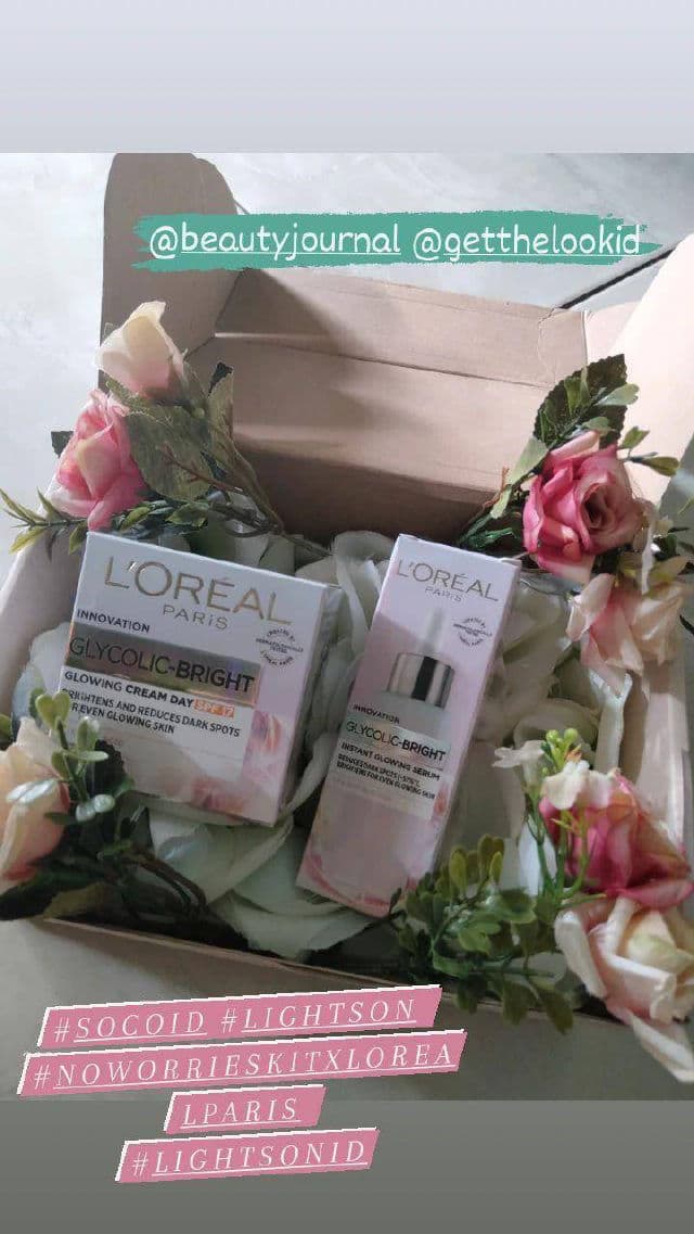 L'Oreal Paris Glycolic-Bright Instant Glowing Face Serum review photo by Novitaakbar18