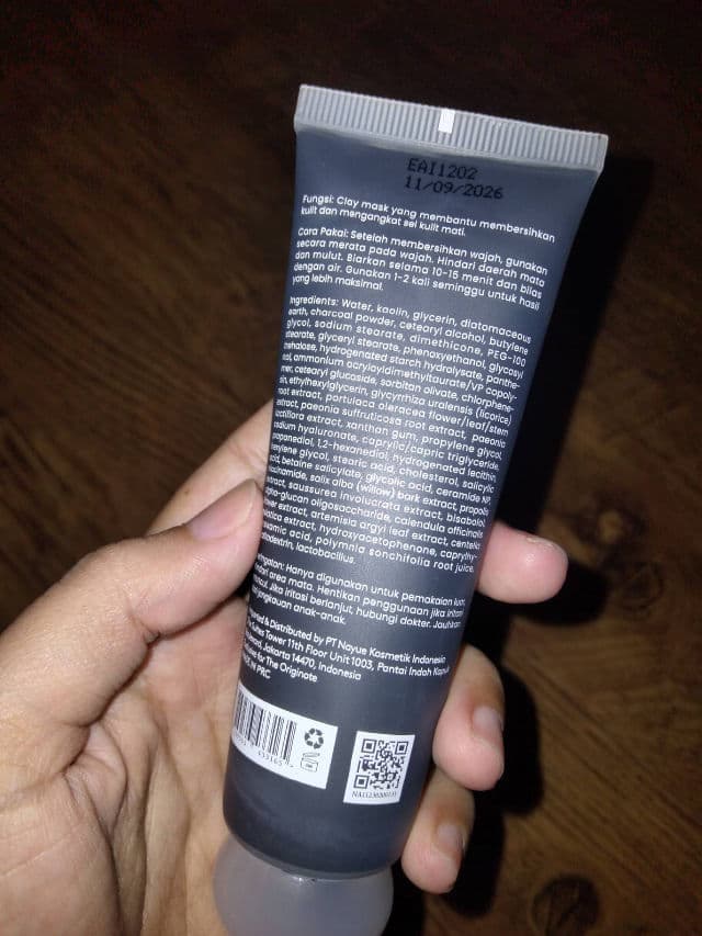 The Originote BHA Charcoal Clay Mask review photo by Novitaakbar18