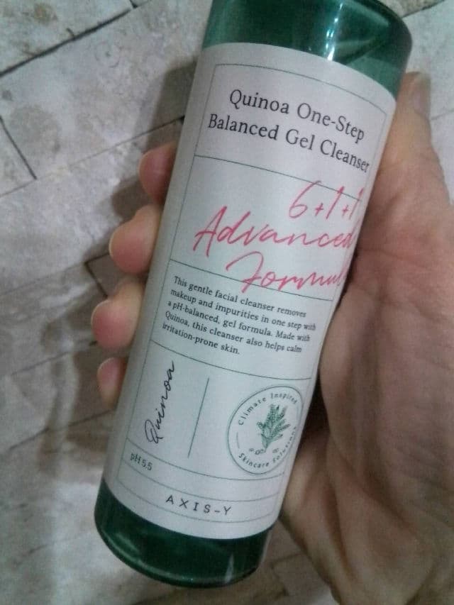 AXIS-Y Quinoa One Step Balanced Gel Cleanser review photo by Janete