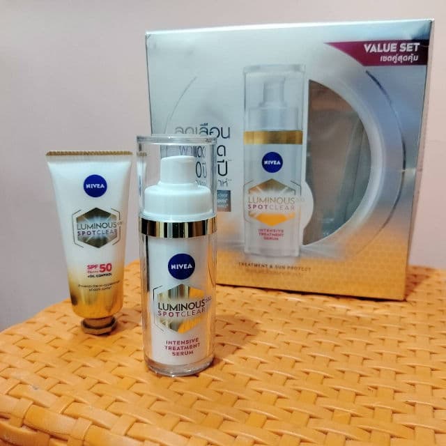 Nivea Sun Spot Control Luminous 630 Sun Fluid SPF 50+ review photo by Ghina