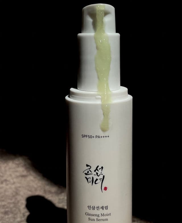 BEAUTY OF JOSEON Ginseng Moist Sun Serum SPF50+ PA++++ review photo by skinandscentmi