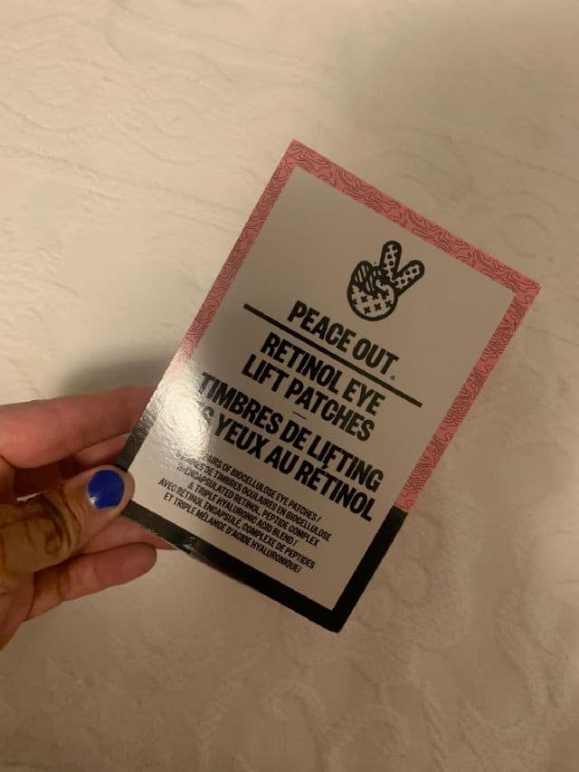 Peace Out Retinol Eye Lift Patches review photo by maroxnaimi