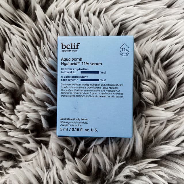 belif Aqua Bomb Hydrating Hyalucid 11% Serum review photo by mb13