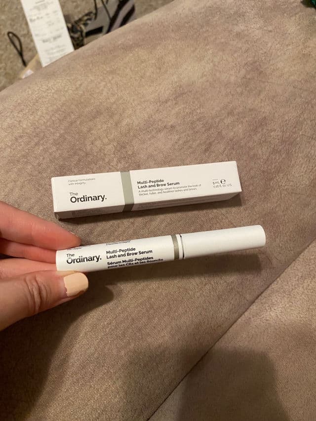 The Ordinary Multi-Peptide Lash and Brow Serum review photo by lucytsai