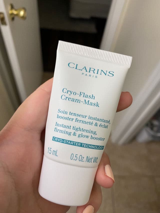 Clarins Cryo-Flash Cream Mask review photo by elletsai90