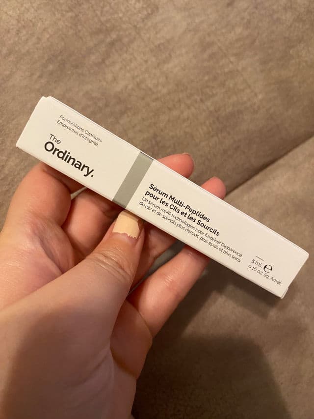 The Ordinary Multi-Peptide Lash and Brow Serum review photo by lucytsai