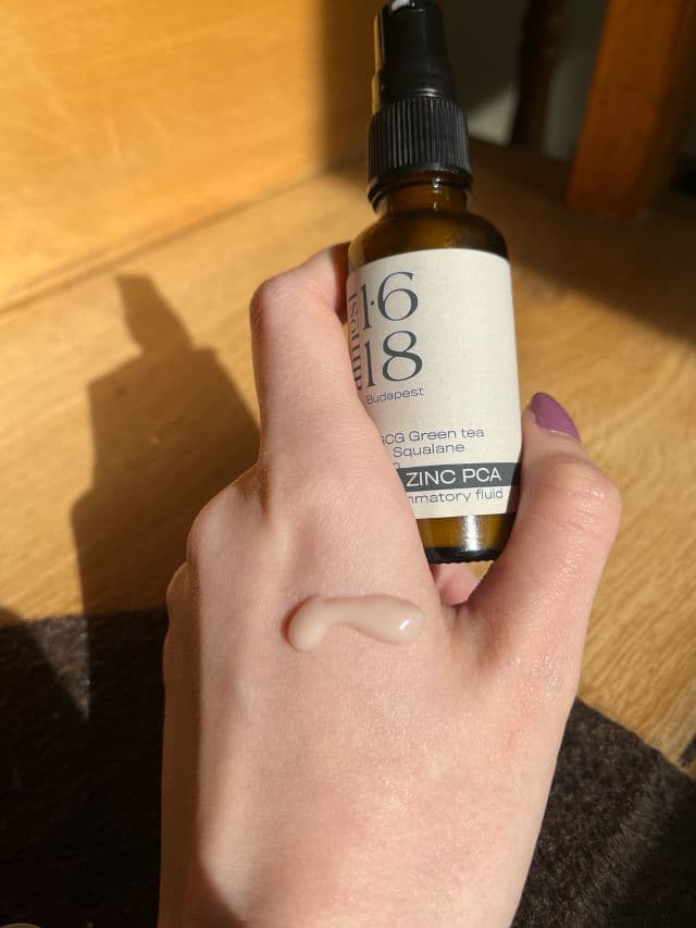 Almost 1.618 Zinc PCA + Centella + Green Tea Anti-Inflammatory Fluid review photo by skincarefeline