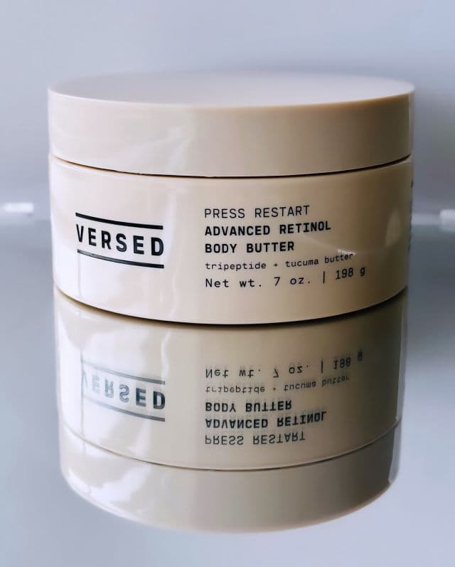 Versed Press Restart Gentle Retinol Body Lotion review photo by TheDrizzleDossier