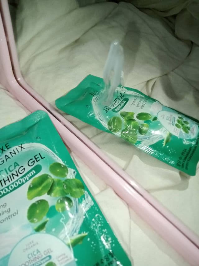 Luxe Organix Cica Soothing Gel review photo by Dhanicaesthetestuff