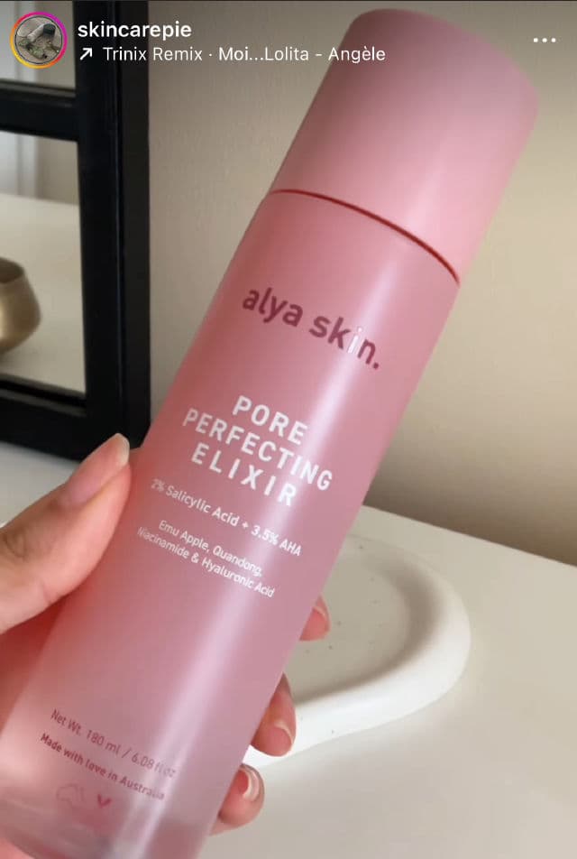Alya Skin Pore Perfecting Elixir review photo by skincarepie