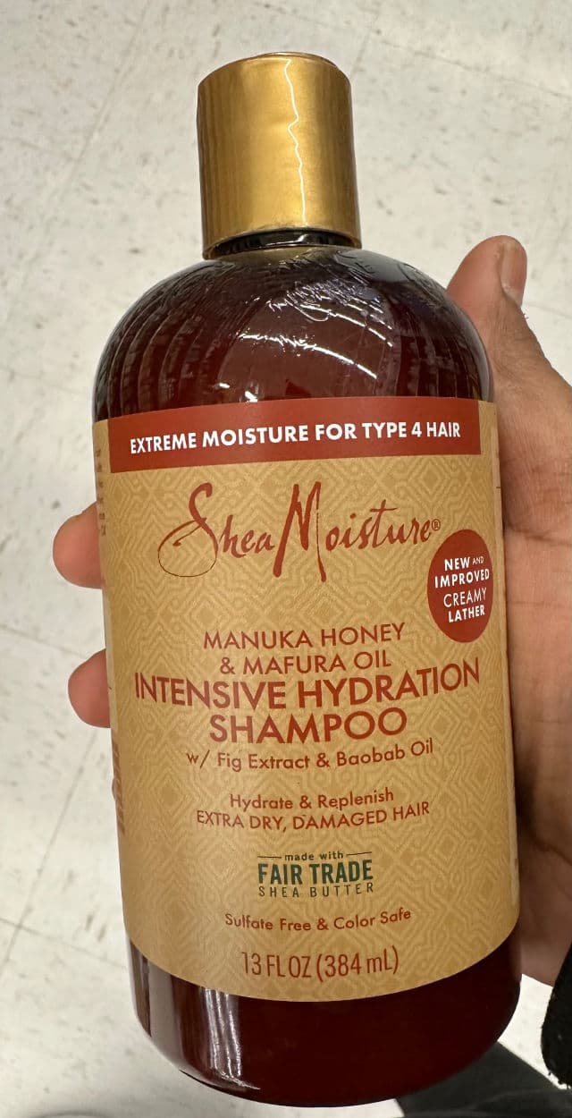 SheaMoisture Manuka Honey & Mafura Oil Intensive Hydration Shampoo review photo by HonestlyNur