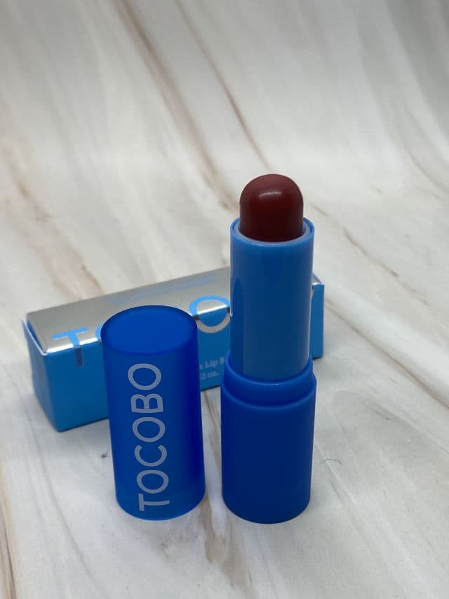 Tocobo Powder Cream Lip Balm 031 Rose Burn  review photo by Sharonspendstoomuch