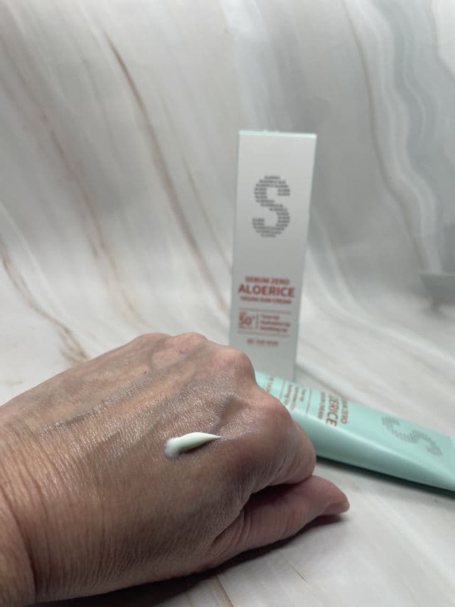 Sebum Zero Aloerice Vegan Sun Cream SPF 50+ PA++++ product review