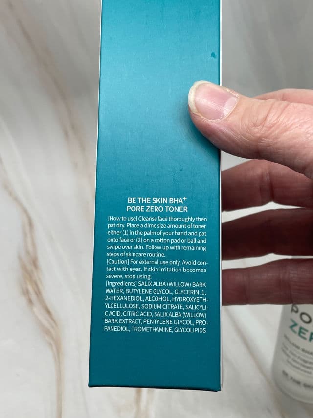 be the skin BHA+ Pore Zero Toner review photo by Sharonspendstoomuch