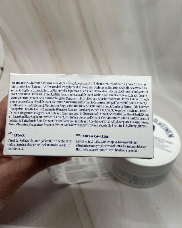 Torhop Saunan Heating Salt Facial Mask  review photo by Sharonspendstoomuch