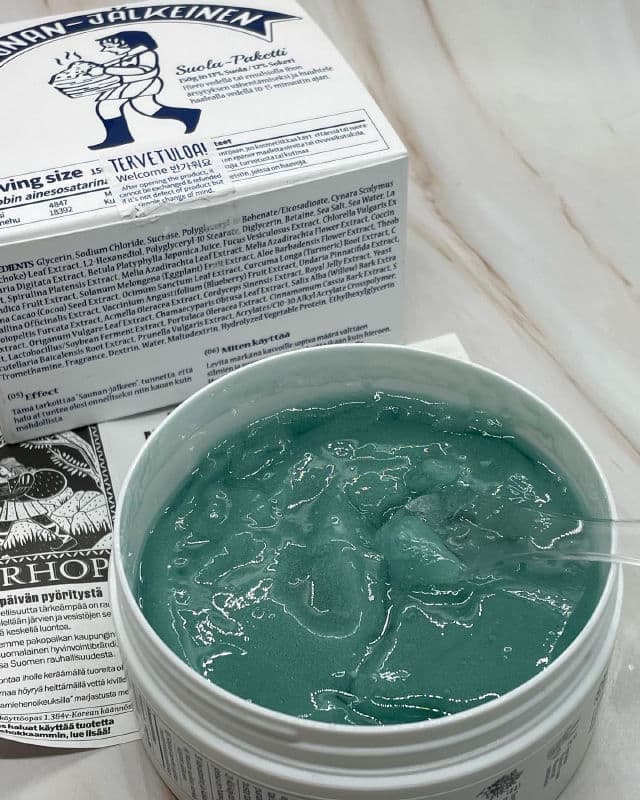 Torhop Saunan Heating Salt Facial Mask  review photo by Sharonspendstoomuch