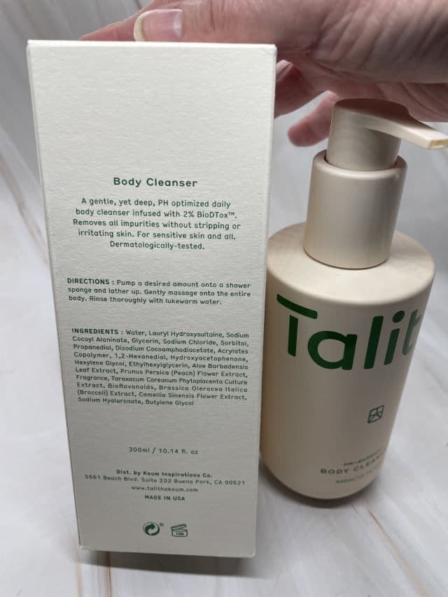 Talitha Koum HM+Barrier™ Body Cleanser review photo by Sharonspendstoomuch