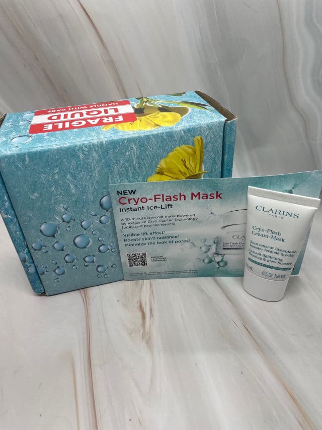 Clarins Cryo-Flash Cream Mask review photo by Sharonspendstoomuch