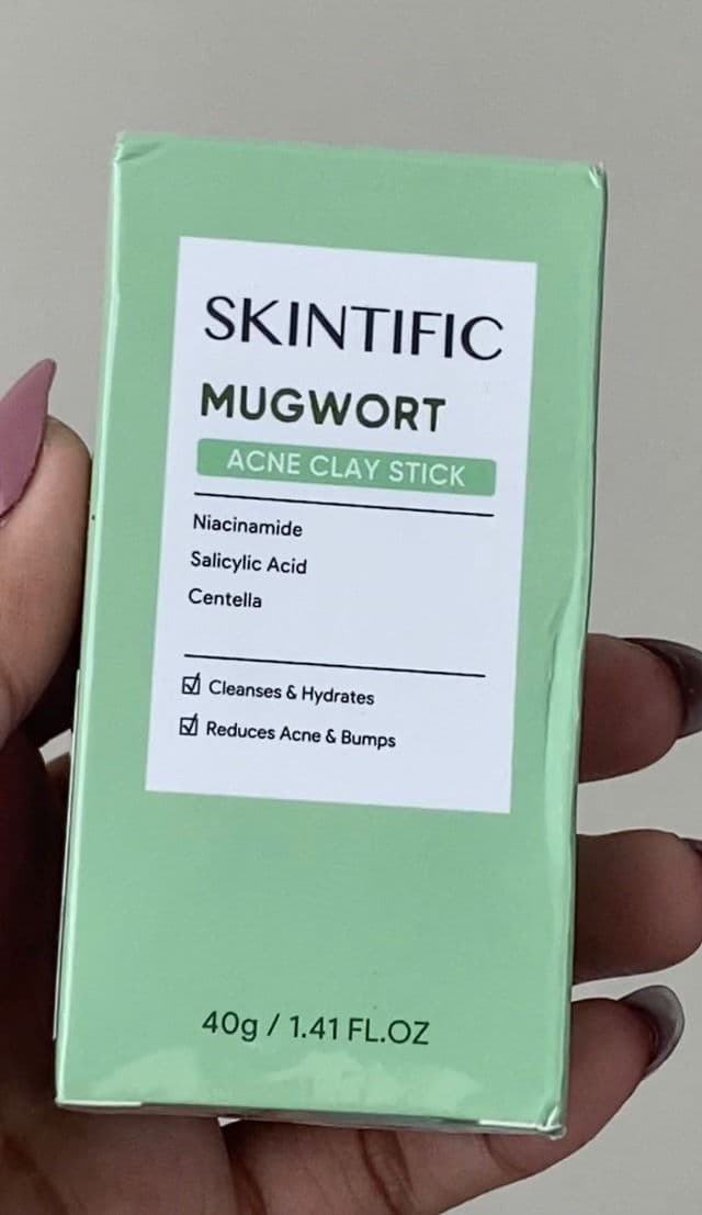 Skintific Mugwort Anti Pores & Acne Clay Mask Stick review photo by Alianne