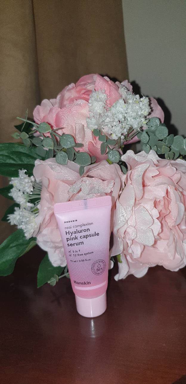 HANSKIN Hyaluron Pink Capsule Serum review photo by Moanaa