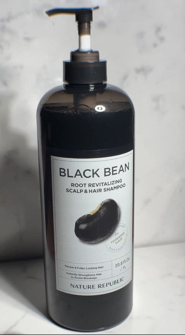 NATURE REPUBLIC Black Bean Anti Hair Loss Shampoo review photo by blogwitheva